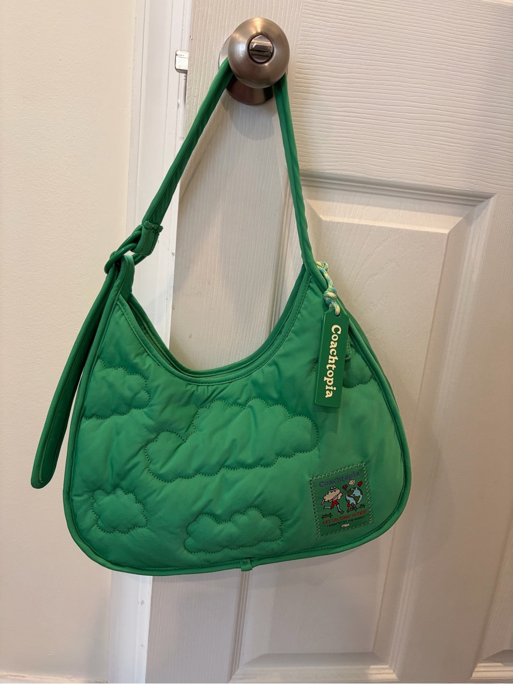Coach / Coachtopia Loop Ergo Bag With Cloud Quilting - Green - Picture 3 of 3